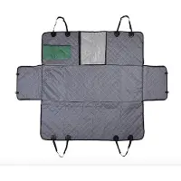 OEM Hundekarosserie - Kofferraum - Wasserfest - Grau - Qualität - Auto - Rücksitz oder Kofferraum - Sicherheit - Geöffnete Größe: 147x137cm