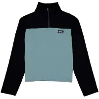 Mons Royale Offgrid Merino Fleece Long Sleeve, Fleecepullover, Damen, blau/schwarz