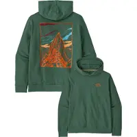 Patagonia - Sweat à capuche confortable - M's Cloud Crag Daily Hoody Canopy Green für Herren aus Baumwolle - Größe XL - Grün