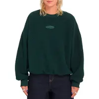 Volcom - Rundhals-Sweatshirt / Sweatshirt mit Rundhalsausschnitt &ndash; Damen / Frau &ndash; Piou Crew - Piou Crew W Scarab für Damen - Größe S -