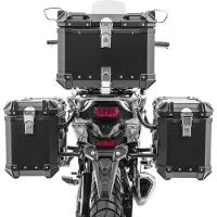 Bagtecs Set Alukoffer + Topcase + Träger passend für BMW R 1200 GS 13-18 Alumi