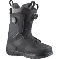 Salomon Snowboard - Snowboard-Boots - Dialogue Dual BOA Black/Black/Asphalt für Herren - Größe 46,5 - schwarz