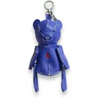 Ralph Lauren für Damen. 427P13276009 Polo Bear Felltaschenanhänger blau (OSFA), Lässig, Leder