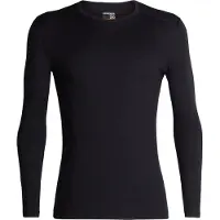 Icebreaker - Merinowolle-Unterhemd &ndash; Herren &ndash; M Merino 200 Oasis LS Crewe Rising Light - M Merino 200 Oasis LS Crewe Rising Light Black