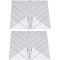 Typecat 2X Gerades Arc-Quilting-Lineal, Quilt im ein Day Sew Gerades Lineal, 1Er-Pack