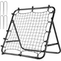 Famanu Rebounder Verstellbar - Tragbares Fußballtrainingsgerät