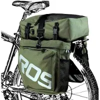 Famanu Fahrradtasche wasserdicht 37L - XPhonew - Satteltasche für Mountainbike mit Schulterriemen - reflektierendes Logo