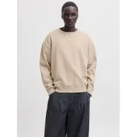 Jack & Jones Sweatshirt "JJEACE SWEAT CREW NECK NOOS", Baumwollmischung, locker geschnitten