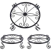 OEM Geschmiedeter Pflanzstander für Schwerlast, Korrosionsbeständig, Rundes Design, für Innen- und Außenbereich