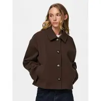 Pieces Kurzjacke "PCAYA SHORT COAT NOOS BC" Kunstfaser