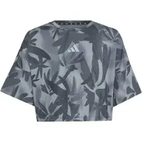 Adidas Sport Icons Allover Printed Cropped Kurzarm-t-shirt