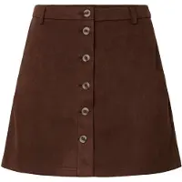 Pieces Pcrakel Brushed Hw Minirock | Braun | M