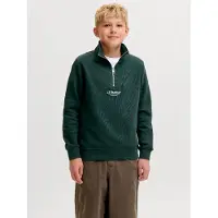 Jack & Jones Gedruckt Sweatshirt Mit Halbem Reißverschluss Boys