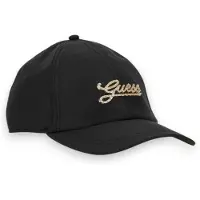 GUESS für Damen. AW5616POL01 Schwarze Baseballkappe aus Nylon (OSFA), Lässig, Polyester
