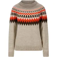 Dale of Norway Losna Fem. Sweater birch melange coffee (M00) M