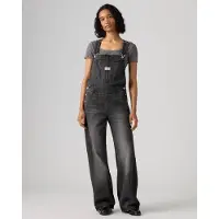 Levi's für Damen. 000UG-0006 Baggy Latzhose schwarz (M), Lässig, Baumwolle, Denim
