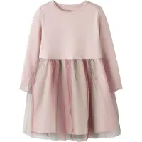 Name it Minikleid "NMFLOUISA LS DRESS" Baumwollmischung, regular fit
