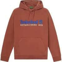 Timberland Mens Embroidered Logo BB Hoodie brownout S
