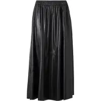 Marc Cain COLLECTIONS Kunstlederrock in schwarz | Gr.: 42