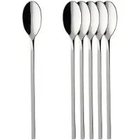 Villeroy & Boch Esslöffel "Latte-Macchiato-Löffel NewWave 19,9 cm 6er Set edelstahl" Spülmaschinenfest