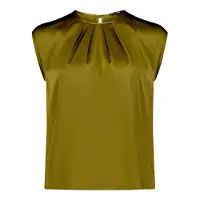 Zero Satinbluse "Damen mit Rundhalsausschnitt"