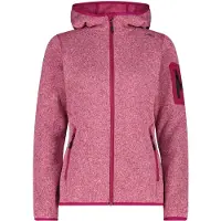 CMP Woman Fleece Fleece Jacket Fixed Hood amaranto-soft pink (14CZ) 46