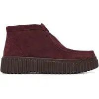 Clarks Schnürstiefelette "Stiefelette Veloursleder"
