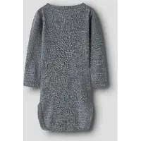 Name it Langarmbody "NBNWAX WOOL RIB LS BODY NOOS" aus reiner Merinowolle