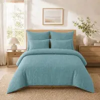 TRAUMSCHLAF Uni Soft Seersucker Bettwäsche Summer Air Kissenbezug einzeln 40x40 cm | salbeigrün - grün
