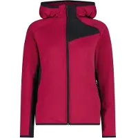 CMP Woman Fleece Fleece Jacket FIX Hood amaranto (C489) 34