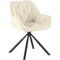 CLP Esszimmerstuhl Rimio Cord Cord HBT: 82x56x62 cm creme