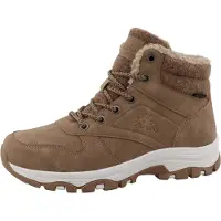 Kappa Damenschuhe Stiefel Gefüttert Schnürstiefel Braun Freizeit