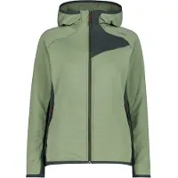 CMP Woman Fleece Fleece Jacket FIX Hood green tea (E624) 34