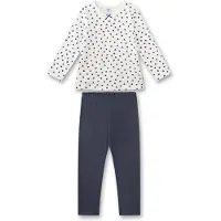 Sanetta Pyjama Homewear Bequem sitzend Schlafanzug Herzen Pyjama Kids lang