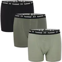 Hummel Jungen Boxershorts Jr Nalle Boxers 3 Pack 234898-6307 122/128 - Castor Gray - 122/128
