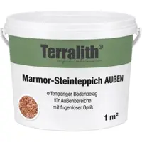 Terralith Marmor Steinteppich Terracotta für 1 m2 Außen Mittel 4-6 mm