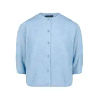 Zero Strick-Cardigan mit Knöpfen in Ashley Blue Melange | Gr.: 40
