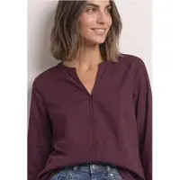 Street One Bluse in Aubergine - 44