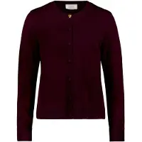 Cartoon Strickjacke "Damen mit Rundhalsausschnitt" 1
