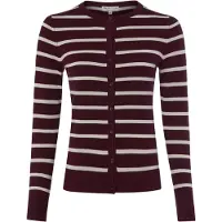 Marie Lund Strickjacke in bordeaux ecru - 0001 | Gr.: S