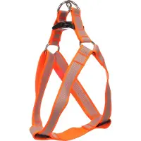 Flamingo Geschirr Step&Go Fierro Fluo orange, Größe: L