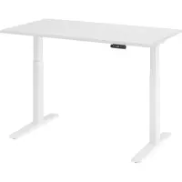 Bümö Schreibtisch elektrisch XMKA - Nachbildung: Weiß, Gestell: Weiß, Größe: 140 x 80 cm