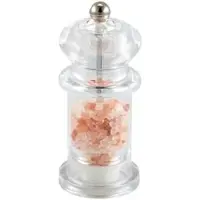 Genware Salz-/Pfeffermühle, Acryl, transparent - 14cm"