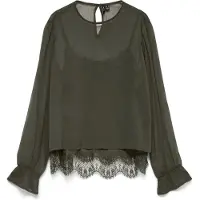 Vero Moda Bluse in Khaki - L