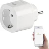 Luminea Home Control WLAN-Steckdose mit App, 16 A, komp. zu Siri, Alexa & Google Assistant
