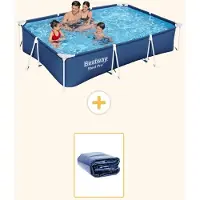 Bestway Steel Pro Rechteckig - 300x201x66 cm - 2-teilig S22296
