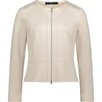 Betty Barclay Kurzblazer mit Reißverschluss in beige | Gr.: 48