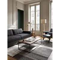 KADIMA DESIGN Teppich Polypropylen Grau 240x340 cm - BIENO