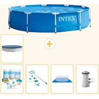 Intex Frame Pool Rund - 366x76 cm - 6-teilig S20432