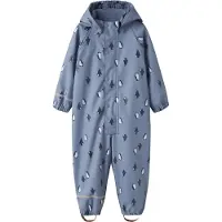 Name it Regenanzug m. Fleece - PU - NmmDry10 - Country Blue m. P - - 5 Jahre (110) - Regenanzüge